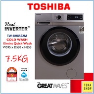 Toshiba BH85S2M 7.5KG Front Load Washing Machine Inverter Washer Mesin Basuh 洗衣机