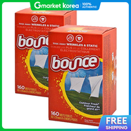 Bounce Dryer Sheets 160 Sheets X 2 Packs