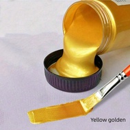 3.38oz/100ML Golden Paint Metallic Acrylic Paint,Waterproof Not Faded For Statuary Coloring DIY Hand