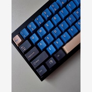 Keycap anime pbt keycaps Blue Samurai PBT keycaps Five-Sided Sublimation 138 Keys Original Factory H