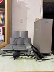 大平賣送喇叭枝架SONY DAV-S500 5.1音響組合DVD Player 播放器收音機喇叭低音