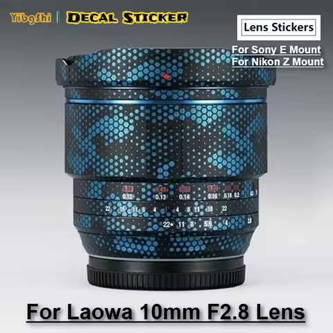 For Laowa 10mm F2.8 For E / Z Mount Lens Sticker Decal Skin Vinyl Wrap Film Coat Venus Optics FF Ⅱ 1