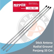Stik Kumis Radial Ground Bracket Antena Mobil Nippon