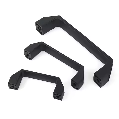 4Pcs/Lot Plastic Nylon V Slot Black Door Handle for 2020 Series V Slot Aluminum Extrusion Profile 3D