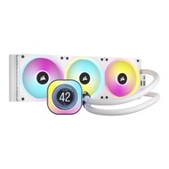 CORSAIR iCUE Link H150i LCD Liquid CPU Cooler - 360mm AIO - QX120 RGB Fans - 2.1” IPS LCD Screen - F