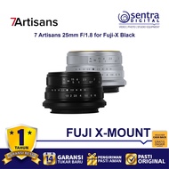 7 Artisans 25mm F/1.8 Lens for Fuji-X Silver - 7Artisan Lens for Fuji 7 Artisan 7artisans