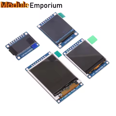 TFT Display 0.96 1.3 1.44 1.8 inch IPS 7P SPI HD 65K Full Color LCD Module ST7735 / ST7789 80*160 24