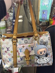 LV  白三彩tote bag
