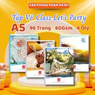 Lốc 10 Quyển Tập Vở 4 Ôly 96 Trang 60Gsm Hồng Hà Class Lets Party - 0324