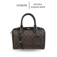 Jacob &amp; Elijah's Branded Bags: COACH Boston Leather Shoulder Bag: Stylish Ladies' Fashion Tote Women's Handbag