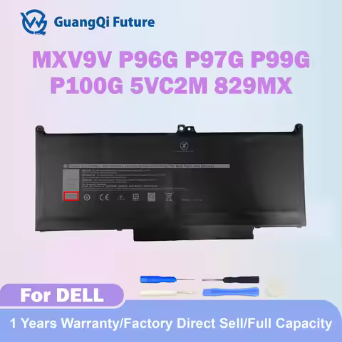 MXV9V 60Wh 7895mAh Laptop Battery 5VC2M 05VC2M 829MX 0829MX for Dell Latitude E7400 E7300 5300 5310 