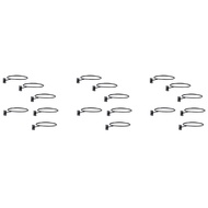 18 Pack Wall Mount Ball Display Ball Storage Ball Rack Ball Holder for Basketball Football Volleybal