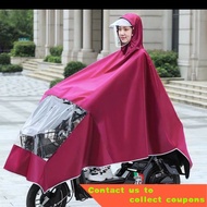 ☔raincoat Poncho Electric Car Special Raincoat Explosion-Proof Rain Full Body Motorcycle Battery Car Raincoat Adult Doub