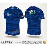 Round Neck Short Sleeve Outdoor Quick Dry Running T-shirt Sports Unisex Microfiber Dri Fit Jersey UL