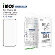 imos - Corning AG2BC 2.5D iPhone 12 Pro / 12 康寧防塵網玻璃全屏保護貼 - 黑邊