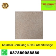 Keramik Lantai Gemilang 40x40 Graniti Beige Kw 1