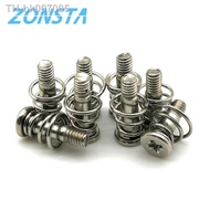 ❉✠◎  30pcs Springs Graphics Card Video Screw M2 M2.5 Computer CPU Mainboard Radiator Fixing Bolts DIY Phillips Step Screws