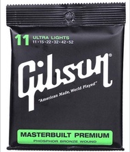 Gibson Acoustic / Electric Guitar Strings Gibson Tali Gitar Akustik / Elektrik