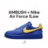 可3期分期0利率 👟AMBUSH x Nike Air Force 1 Low 藍黃色 DV3464-400 男女通用款式