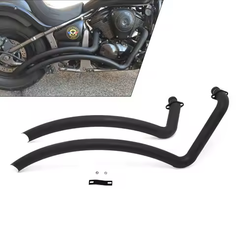 For Kawasaki Vulcan 900 S EN900 VN900 S900 All Years Motorcycle Shortshots Staggered Pipe Exhaust Pi