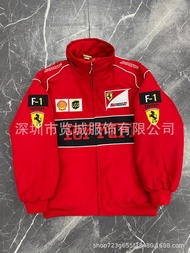 Ferrari F1 Racing Suit F1 Embroidered Motorcycle Jacket Ferrari Racing Suit European And American St