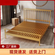 Simple 1.8 Household 1.5m Iron ins Art Style Iron Bed Style Modern Double Bed National Apartment 1.2