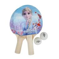 迪士尼魔雪奇緣 - 1套裝 藍色 乒乓球訓練器（2支球拍+3個球+1個支座）（迪士尼冰雪奇缘）彈力軟軸/成人兒童/運動娛樂玩具