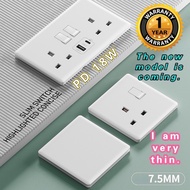 (In stock) New 13A 15A 16A 20A Household light switch, wall power USB socket, water heater/hot gas s