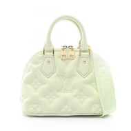 【二手】LOUIS VUITTONAlma Soft BB Mahina 兩用手袋 M20855 綠色皮革 Alma Soft BB 女士二手 A