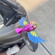 New DIY Creative movable wings accompany flying bird3D 3D Wind Power Flying Bird Car Rearview Mirror