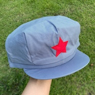 Sparkling Red Star Five-pointed Star Hat Red Five-star Red Army New Four-hat Octagonal Hat Five-star