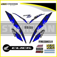 ◈ ☌ ✧ CLICK 125 V2 VARIO NEW FIRE DECALS