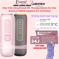Emmié IPL Therapy Device For Hair Removal EM520 Sapphire ICE Unlimited - Genuine IPL Hair Removal De