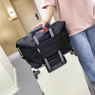 HOT Travel bag duffel folding Oxford 2 levels/ gym bag front pocket travel bag folding oxford