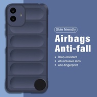 For Nothing CMF Phone 1 2024 Case Liquid Soft Silicone Back Cover CMF Phone 1 Phone1 5G Anti-Slip Ca