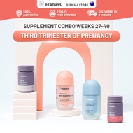 Third Trimester Nutrition (Weeks 27 - 40) - Complete Support for Baby’s Development - 4 Bottle