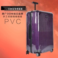 เข้ากันได้ For Rimowa Essential Lite ฝาครอบป้องกันโปร่งใส Rimowa Air กระเป๋าเดินทางกระเป๋าเดินทางกรณี 21 26 30 นิ้ว Rimowa Transparent Luggage Protective Cover