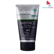 Smooth E โฟมล้างหน้าทำความสะอาดสำหรับผู้ชาย สูตรไม่มีฟอง For men Foam 4 Oz.[AIM]