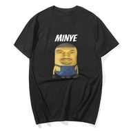 Funny Kanye West Minye Meme T-Shirt Men Women Vintage Hip Hop Humorous T-Shirts Man Casual Cotton Ov