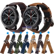Samsung Gear S3 Classic Frontier real cowhide leather watchband strap
