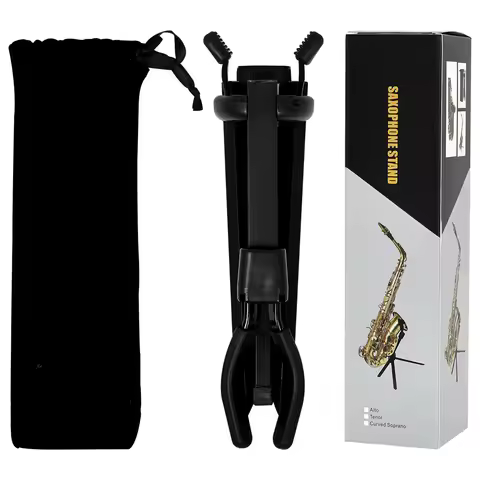 Alto Saxophone Bracket Ajustable ripod Holder Stand Woodwind Protection Saxophone Holder Metal Saxop