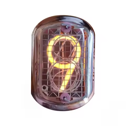 1Pcs IN-12 IN12 Glow Tube with Decimal Point Nixie Tubes Glow Tubes Symbol Tube for Glow Clock Nixie