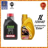 MOTUL ENGINE OIL 5100 / JETRON Minyak enjin semi-sintetik MOTUL ENGINE OIL 3100 /10W40 15W50  hadir 
