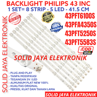 BACKLIGHT TV LED PHILIPS 43 INC 43PFA4350 43PFT6100 43PFT5250 43PFT5583 S 43PFA4350S 43PFT6100S 43PF