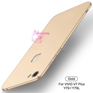 QCF Case Vivo V7 Plus Hard Slim Gold Mate Anti Fingerprint Hybrid Case Baby Skin Vivo V7 Plus / Baby