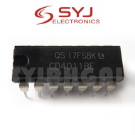 10 PCS CD4011BE CD4011 DIP-14 4011 QUAD 2-INPUT NAND GATE IC In Stock