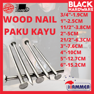 BLACK HARDWARE WIRE NAIL STEEL WOOD PAKU KAYU WOODWORKING CARPENTER PERABUT KECIL PANJANG PAPAN PALL