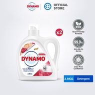 [TWIN PACK] DYNAMO Laundry Detergent EAU DE Rose 3.9kg | Tackles 99% of stain & odors | Fragrances L