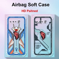 For Asus ROG 3 Crystal Case ZS661KS HD Painted Air Bag 360 Protect Matte Back Shell For Asus ROG3 Phone Cover For Asus ROG Phone 3