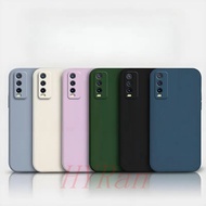 Vivo Y12S Y12A solid color silicone phone case YT